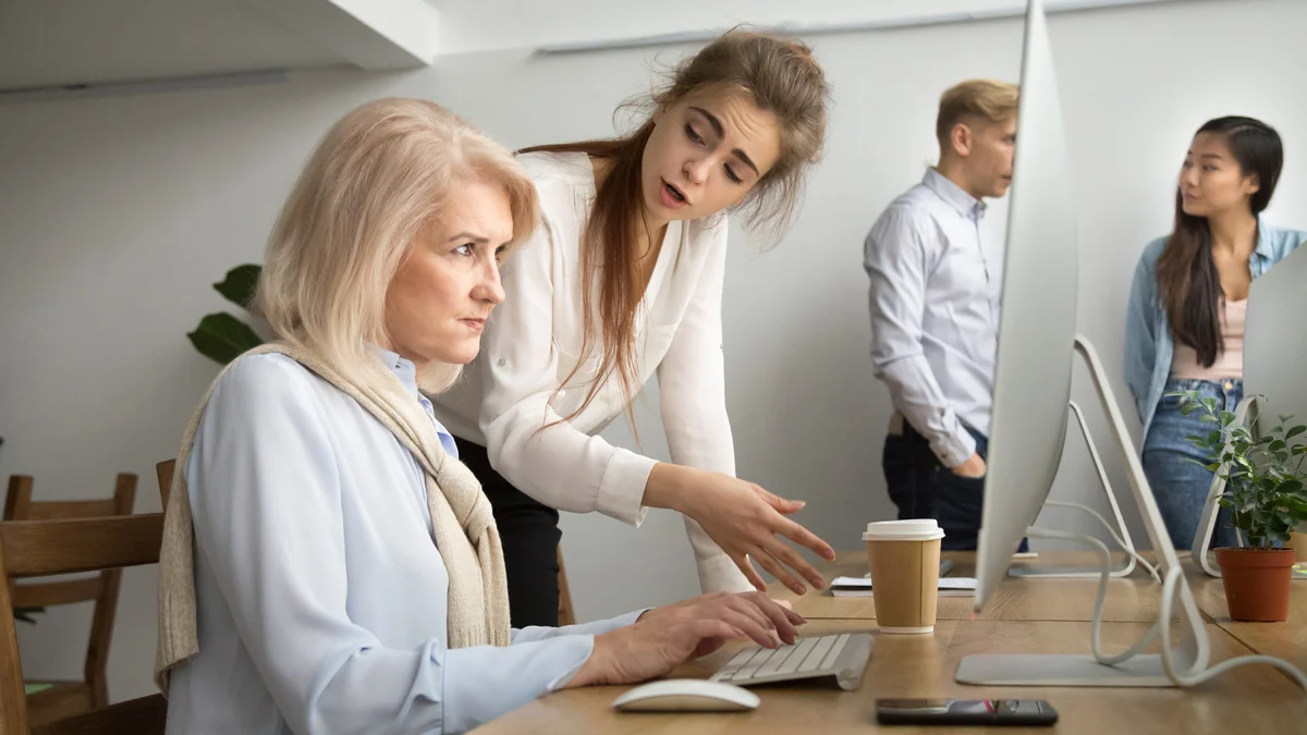 The most annoying thing about young people at work